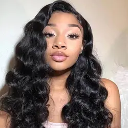 Wholesale high quality hot sale transparent lace front wig 34inch 36inch 38inch 40inch lace front wig melbourne human hair wig