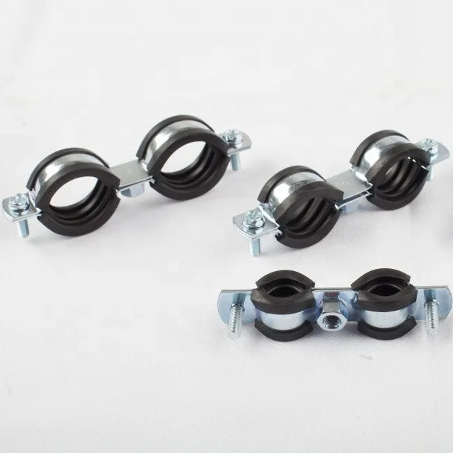 
Kingfix Clamps Rubber Clamp With Bolts and Nuts Thread Rod 