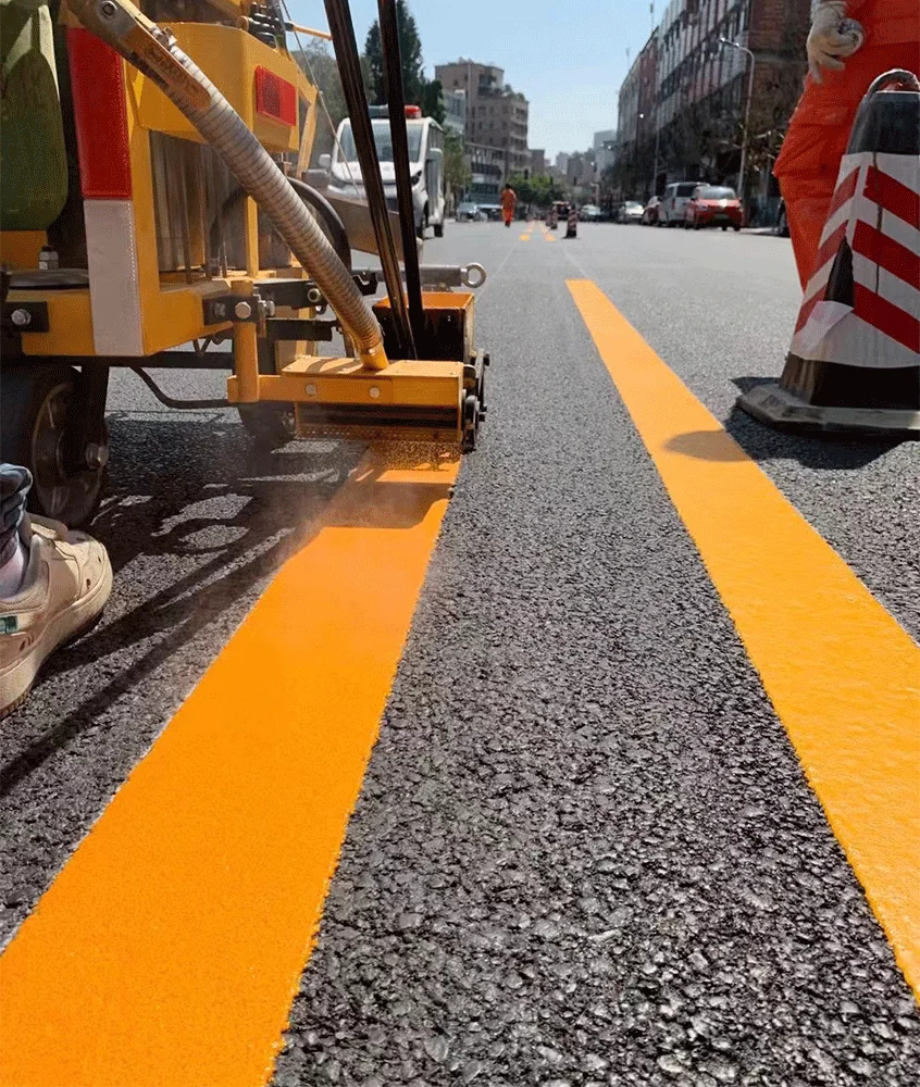 Factory Customized Powder Paint British Standard Reflective Glass Beads White Thermoplastic Road Paint