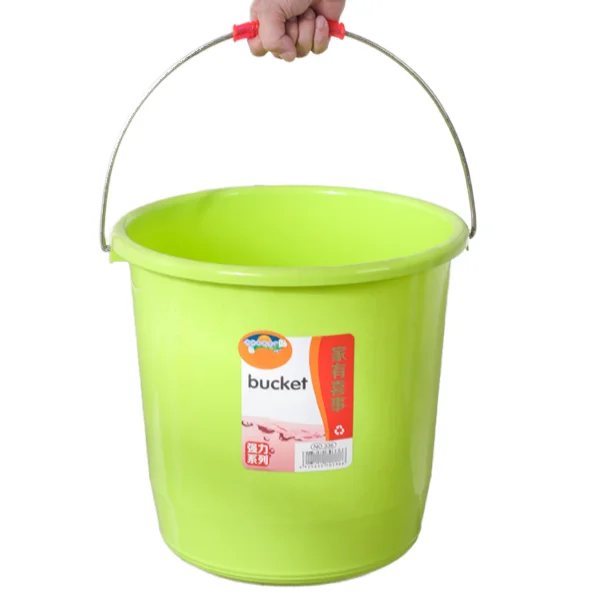 2024 Manufacture Wholesale 18L Cleaning Household Round Plastic Large Water Bucket With Handle For Home School Student
