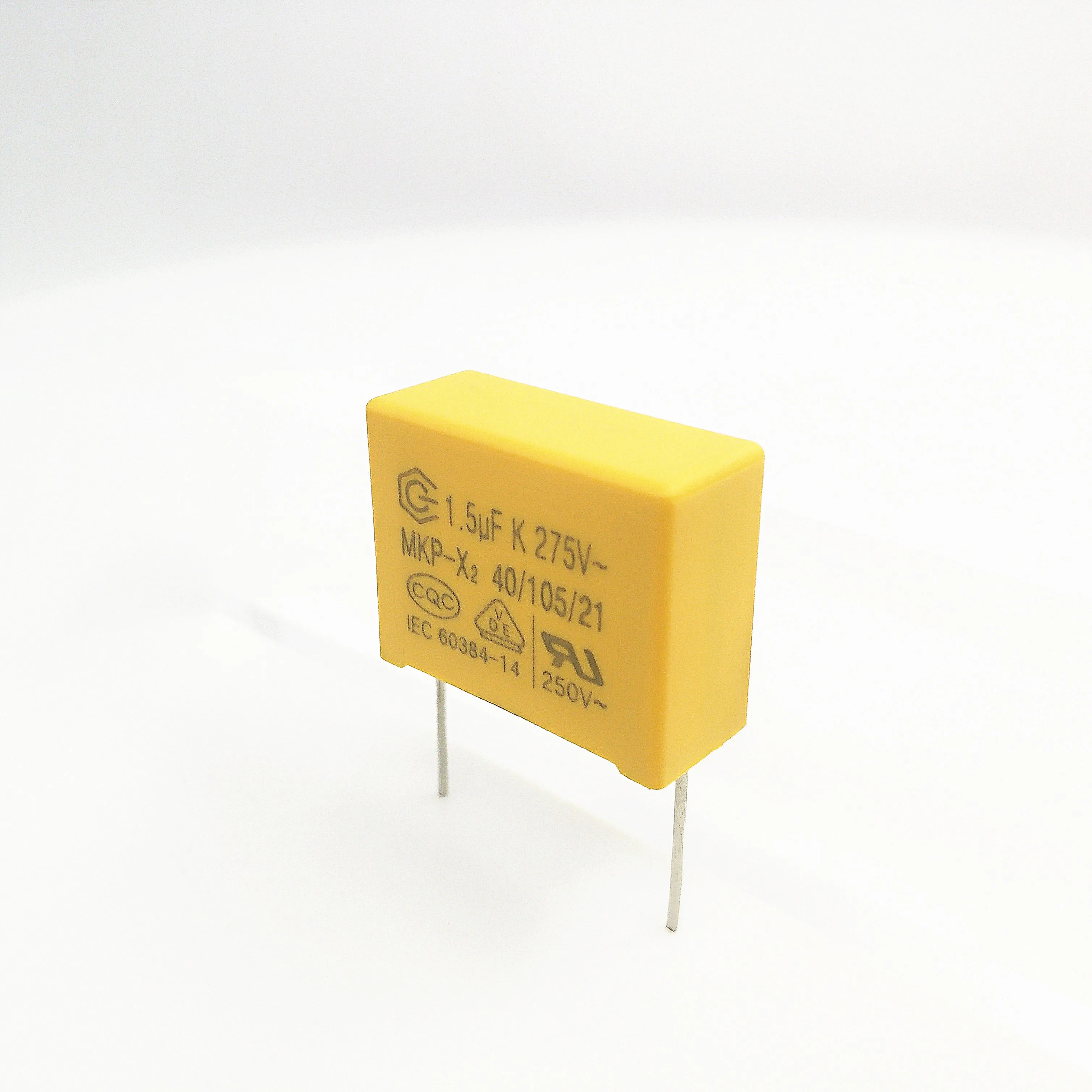 1.5UF 275V AC MKP-X2 Polypropylene Capacitor with CQC