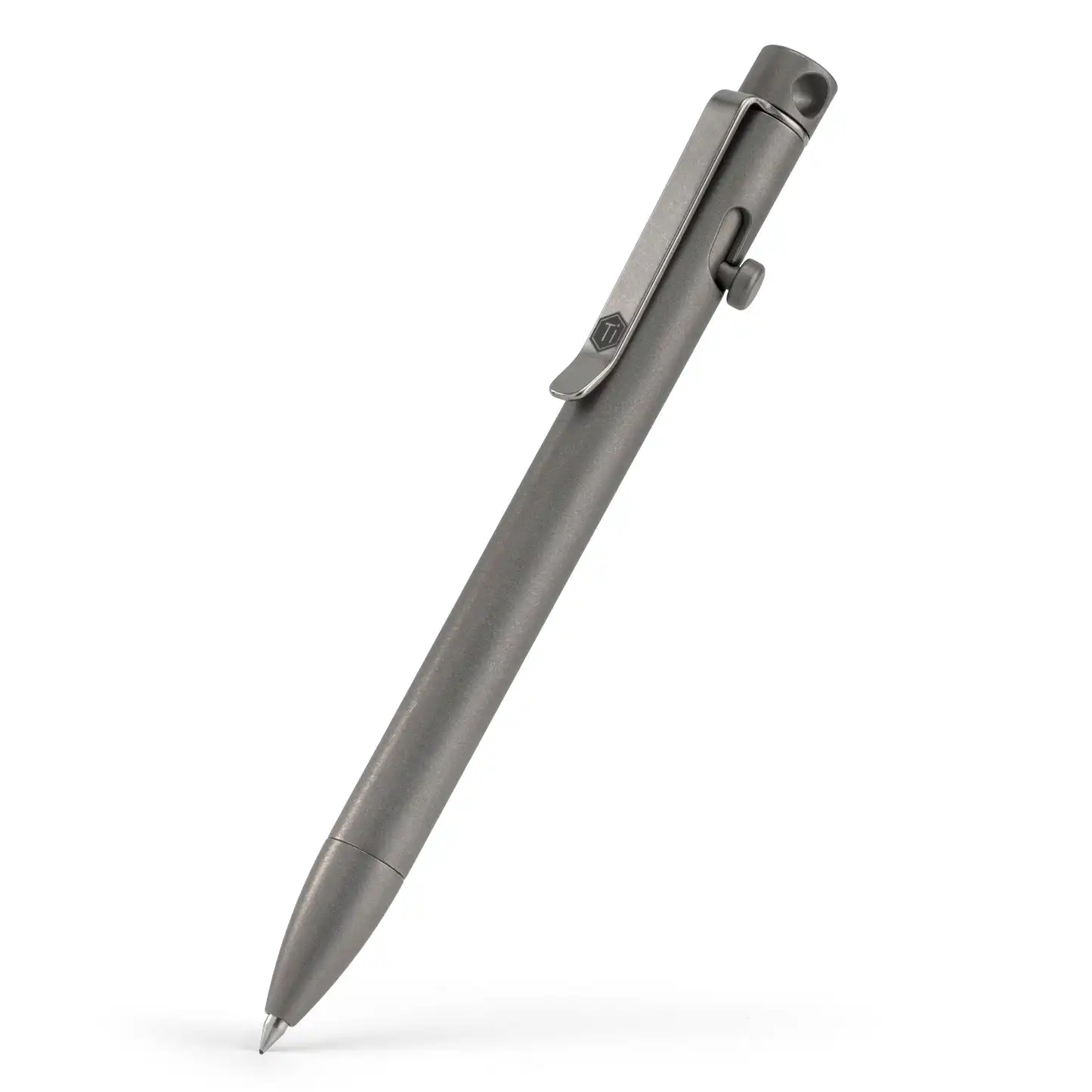 KP01 Edc шариковые подарочные ручки Точная механическая работа письмо металлический Титановый Сплав Болт Action Pen