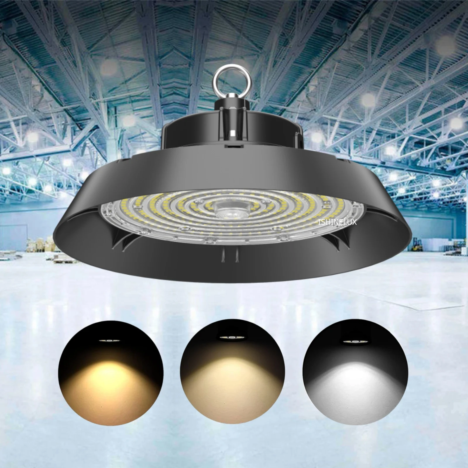 3CCT 3Power UFO светодиодные светильники Highbay 150 Вт 120 100 мощность CCT регулируемые High Bay для склада