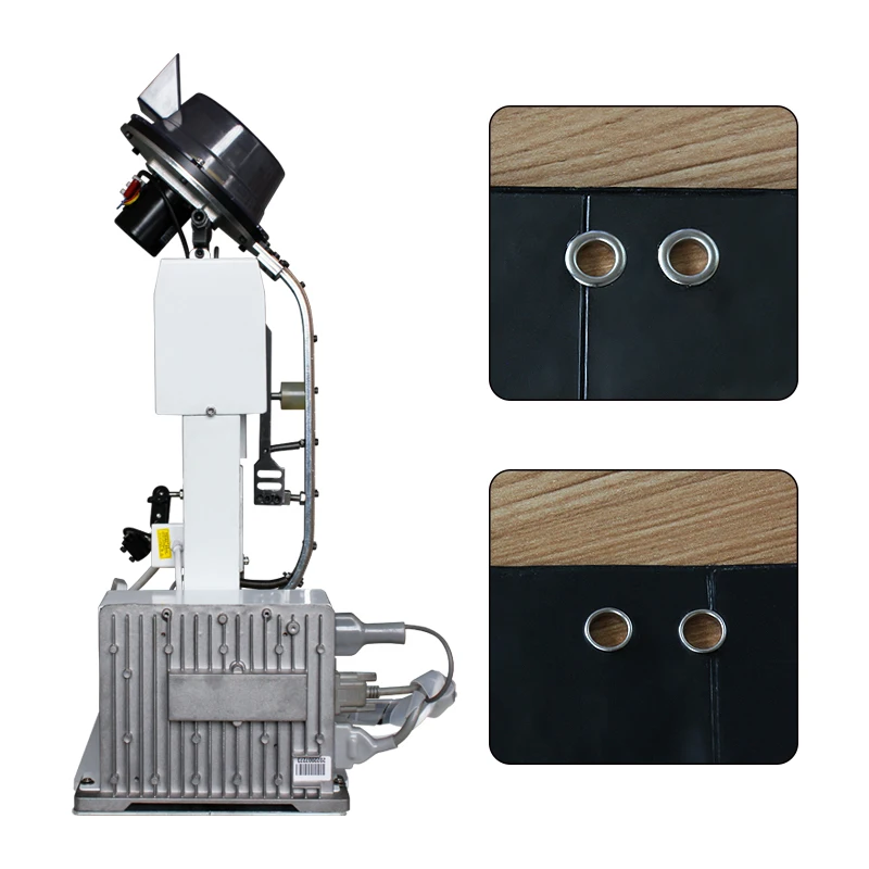 Электрическая полуавтоматическая машина для изготовления петель для баннера/ремней из ПВХ