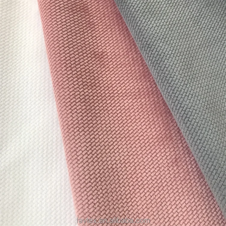 100% Polyester One Side Burnout Minky Velour Fabric