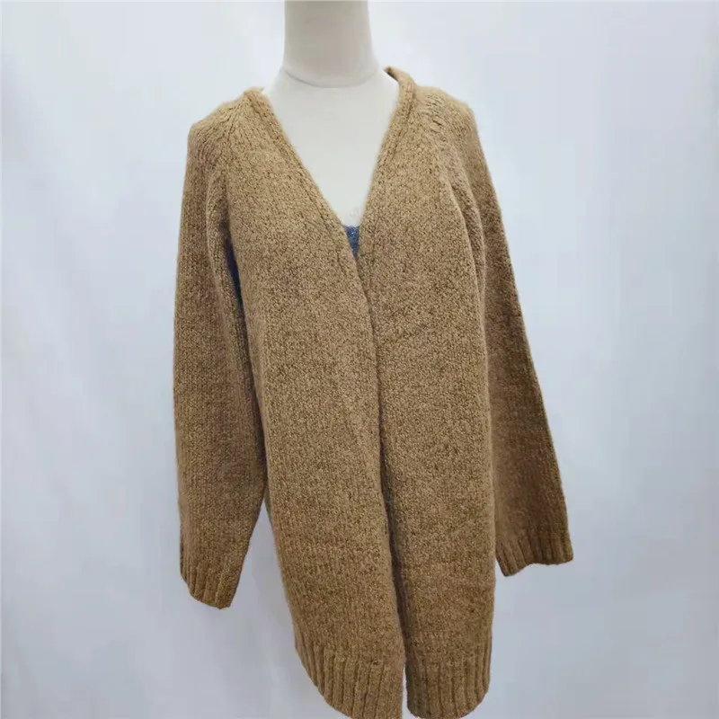 Casual Style Cardigan Women Coat Long Sleeve Sweater Soft Winter Coat for Sale (1600352048599)