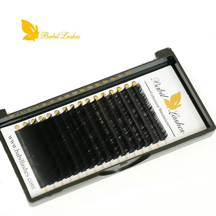 Babillashes Korean Pbt Fiber Individual High Quality Mink Handmade Classic Eyelash Extension
