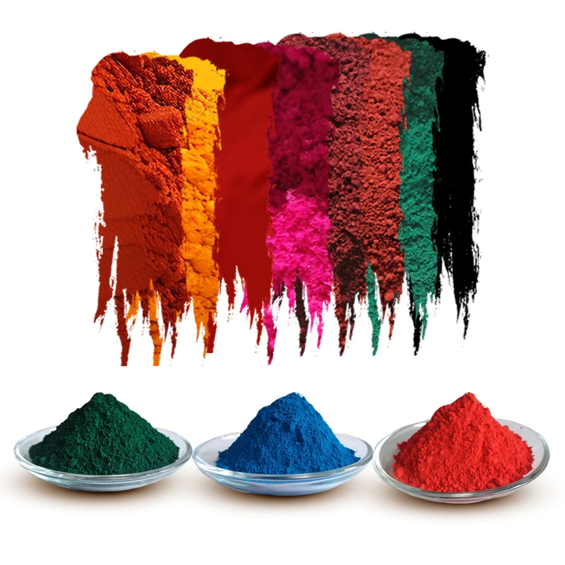 Iron Oxide Red / Black / Yellow Pigment Ferric Oxide Pigment Powder