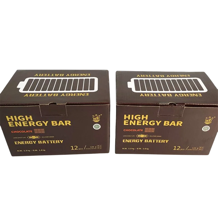 Экстренный пищевой поставщик шоколадного вкуса 120 г, мгновенная пища, халяльное высокоэнергетическое печенье, компрессионное печенье из хлопьев