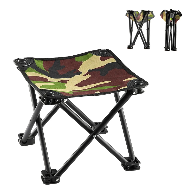Wholesale Factory Custom Logo Foldable Handle Chairs Outdoor Folding Lightweight Mini Camping Hiking Fishing Stool