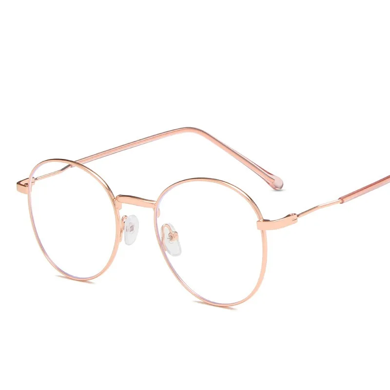 Wholesale Ready Stock Low Price Metal Round Unisex Optical Frame Eye Glasses