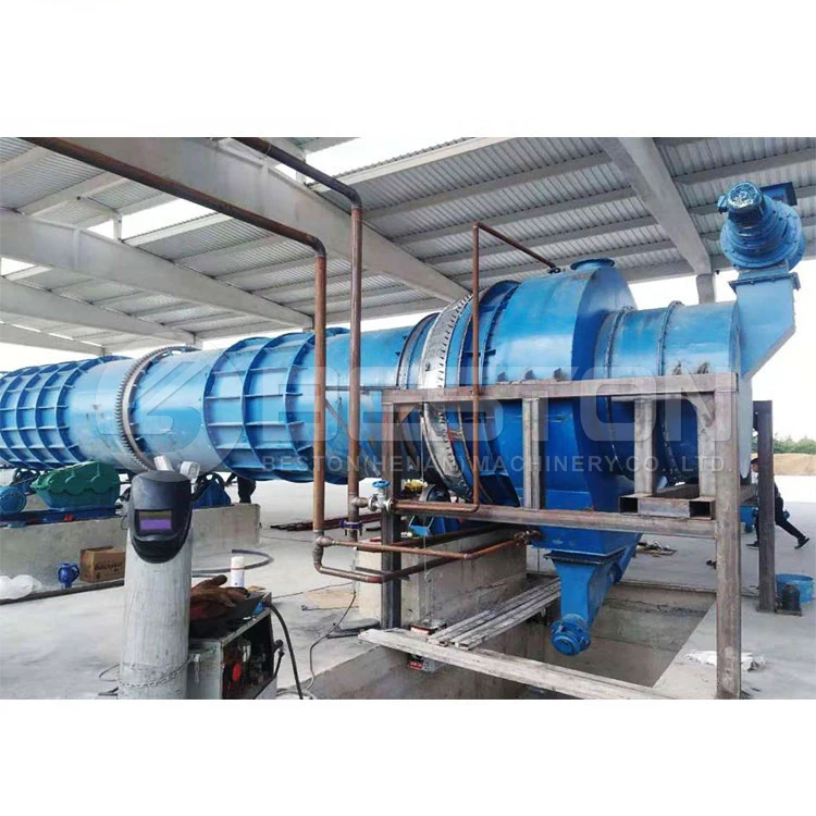 Beston Group biochar production line wood biomass charcoal stoves
