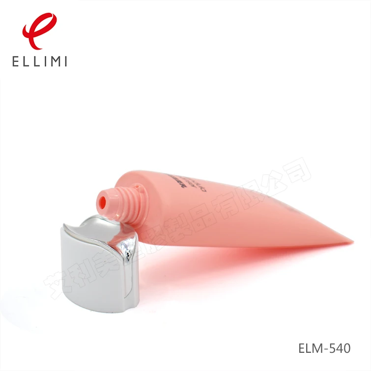 40mm Lip-Shaped Flat Cap Tube for Cleanser and Body Care Packaging 70-180ml PE Aluminum Plastic Laminated Tube With 6mm Opening