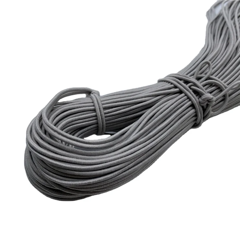 Customized Colors 2.5MM Elastic Rope Rubber Core for  Bags