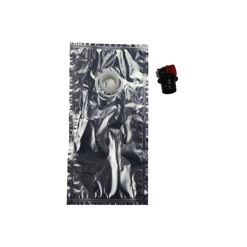 Aluminum Foil Red Wine Pack Plastic Food Bag In Box With Valve Liquor Pouch Bags Drinking Water Bladder Tank