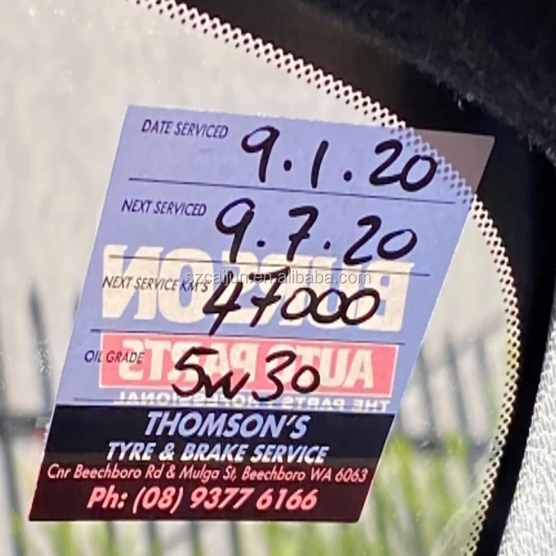 Plastic water bottle bucket  glass bottle double sides printed die cut  sticker