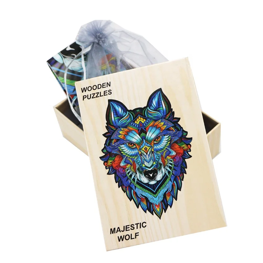 
Assembly Diagram Colorful Animal Wooden Puzzle Creative Handmade Gift A4 