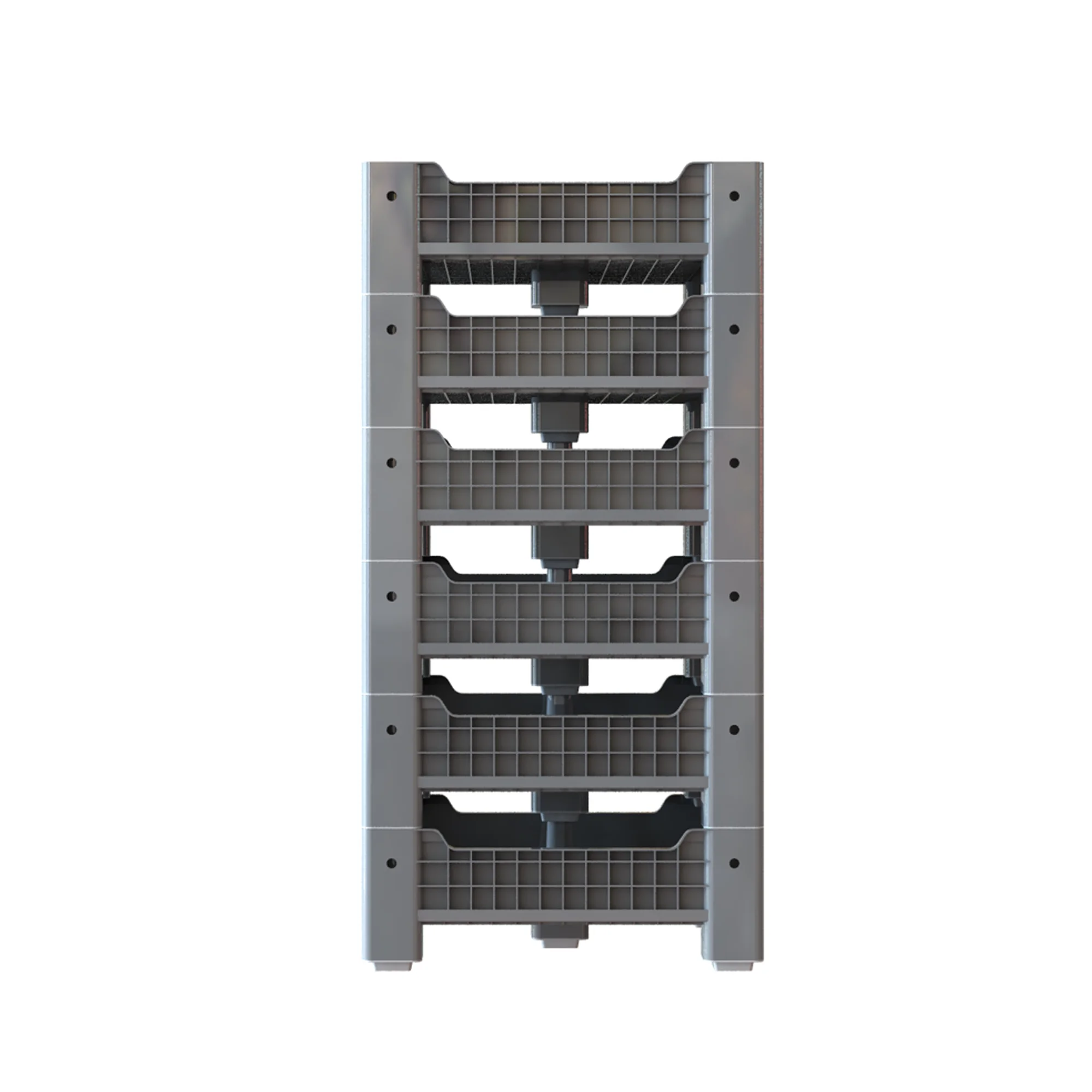 QS Mealworm Breeding Box 100% PP 1000x1000x355mm Blue PP Bsf Insect Breeding Box