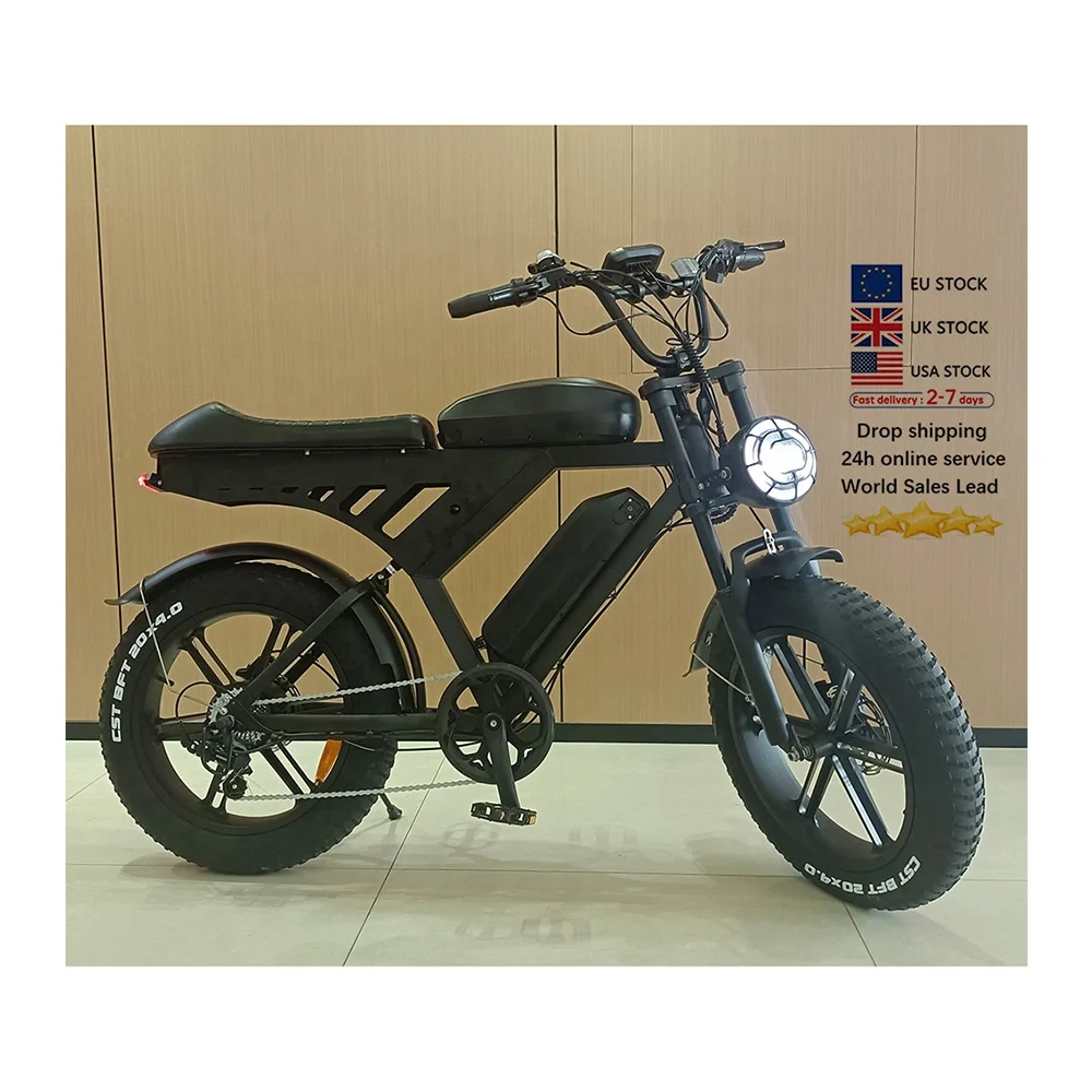 V30 Fatbike Электрический горный велосипед dirt ebike Доставка e электрический 2 с аккумулятором