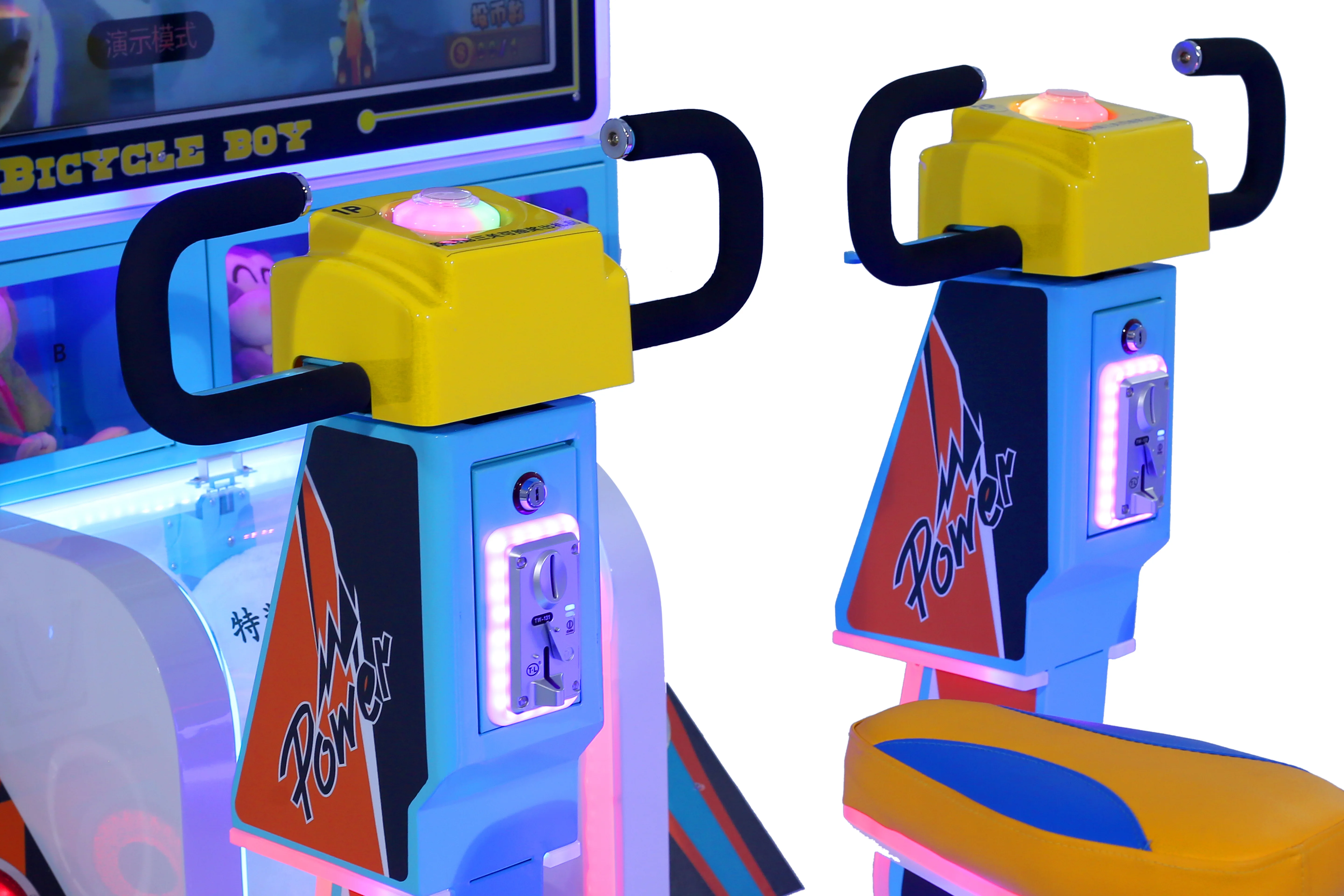 coin operated bicycle video games racing arcade Indoor Sports Entertainment simulator arcade game machine for kids
