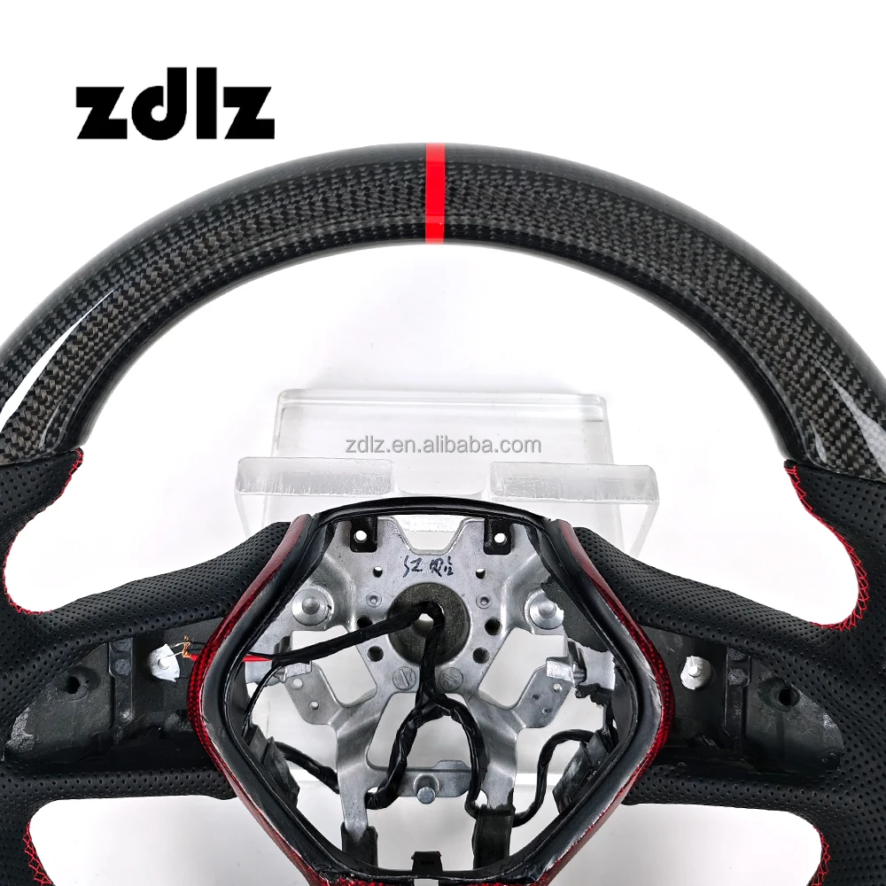 Carbon fiber steering wheel fit for Infiniti Q50L Q60 Q70 QX30 QX50 car steering wheel custom perforated leather steering wheel