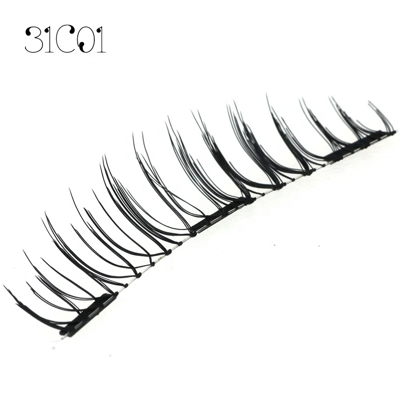 
Hot Sale Factory Wholesale Reusable Triple Magnetic Eye lashes 