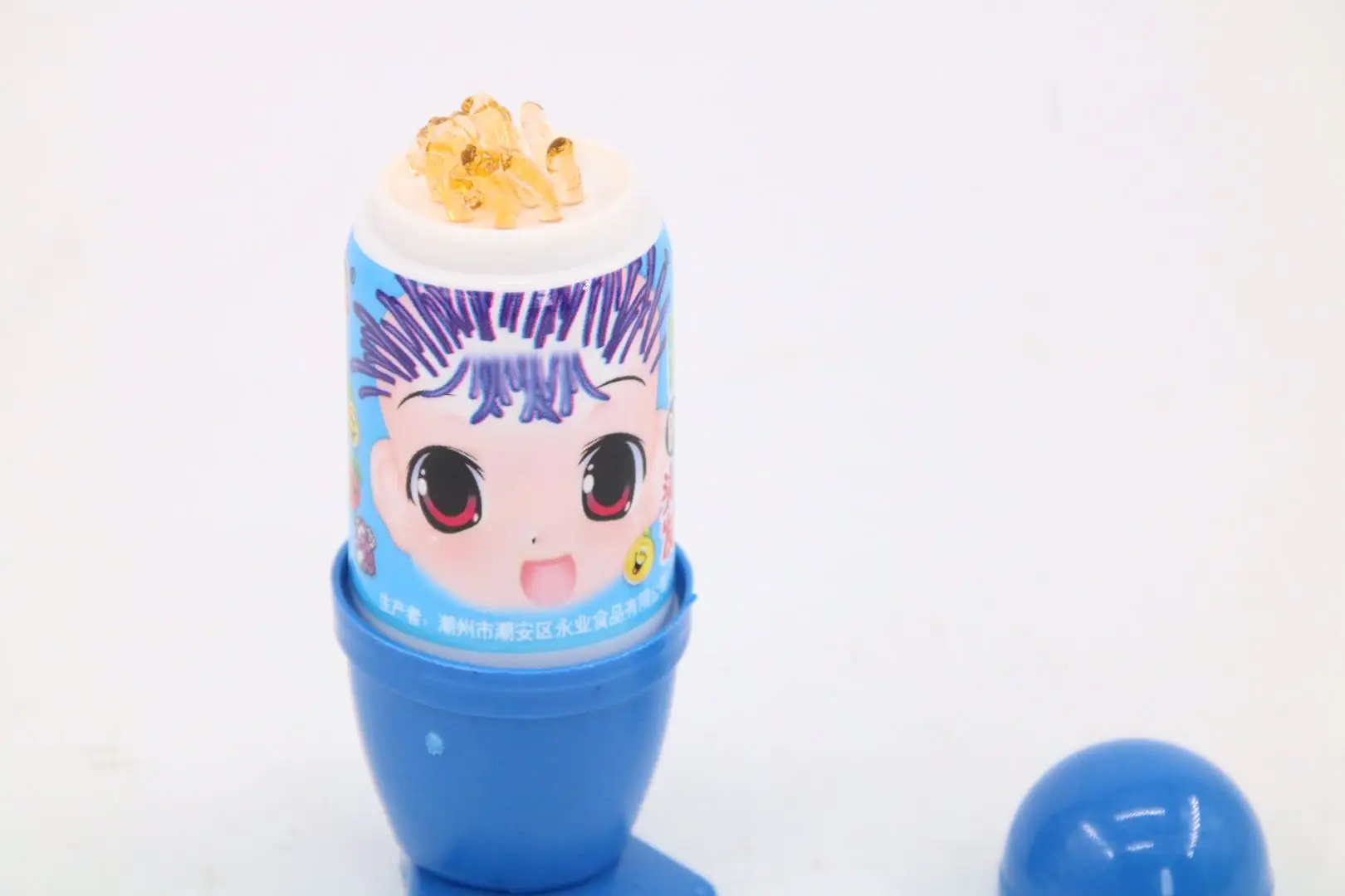 Creative Cartoon Packing Gel Liquid Candy Jelly Multi-flavor Rotatable Crazy Hair Candy Syrup Jam Sweet Sour Fruity Soft Sugar