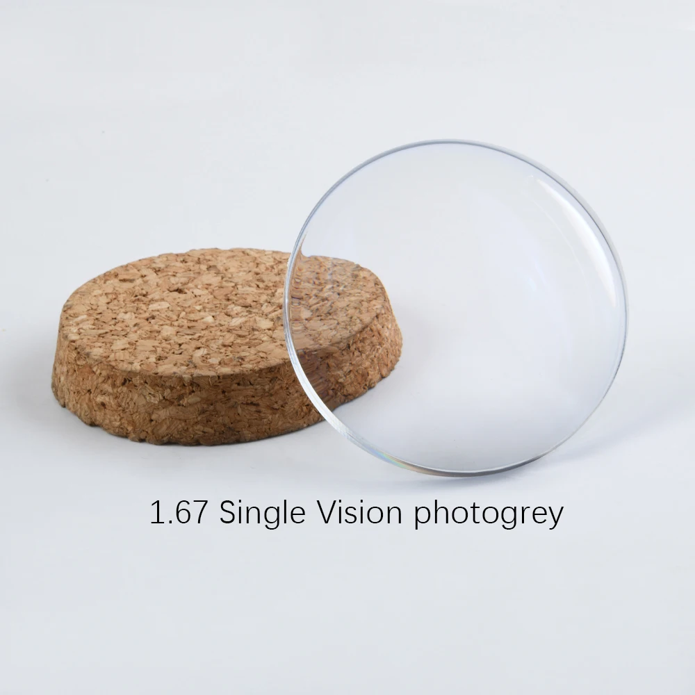 eyeglass lenses 1.67 photochromic photogrey optical lens manufacture blue lens blue cut lenses