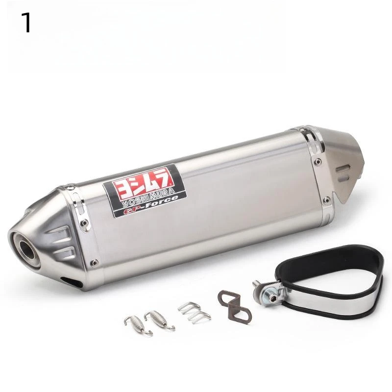 Motorcycle Exhaust Pipe Muffler  Stainless Steel