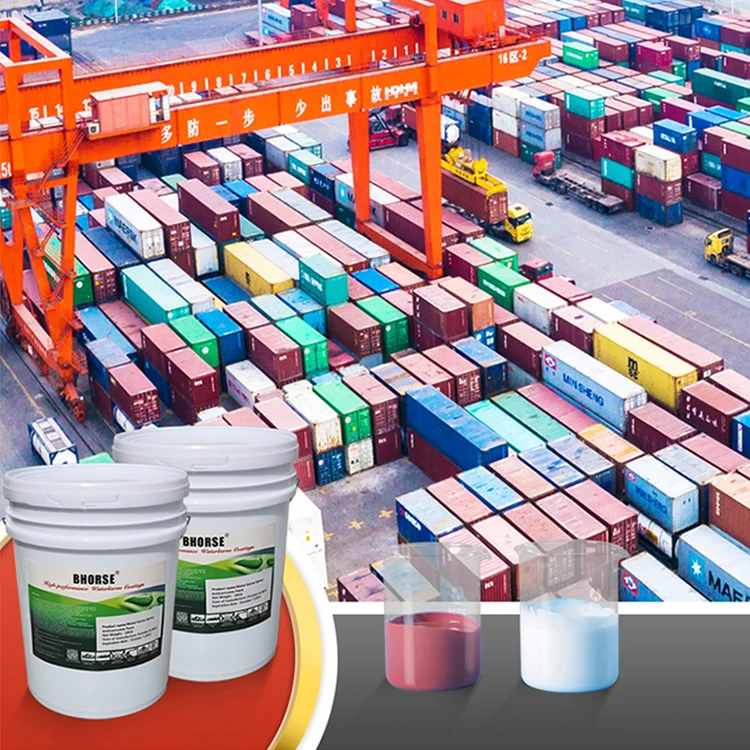 Waterborne Acrylic Polyurethane Anti Corrosion Building Coating Paint Waterborne Paint For Outdoor Metal Bridge