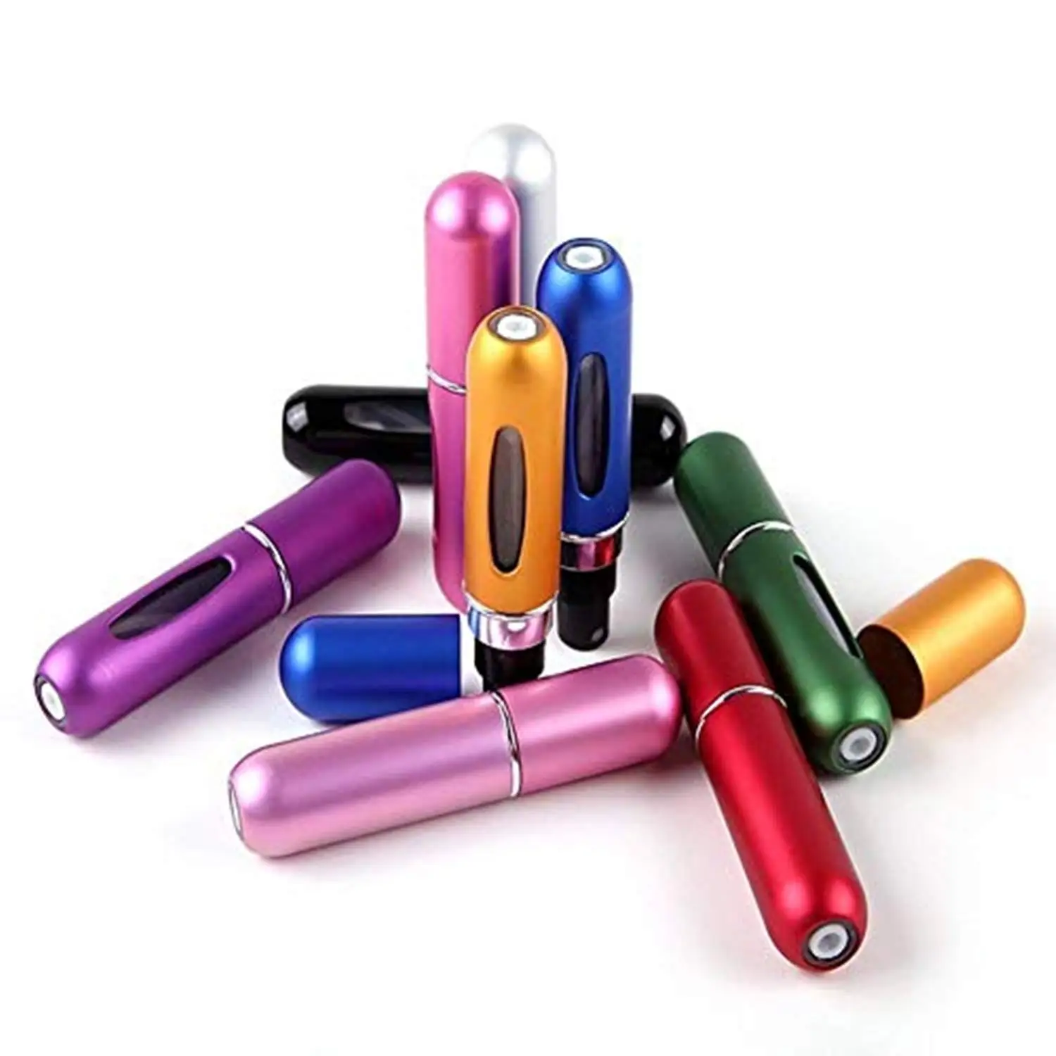 5ml 8ml Mini Perfume Atomizer Refillable Perfume Bottles Travel Sized Aluminum Perfume Atomizer Spray Bottle