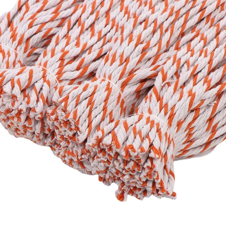 Open End Recycled Cotton Mops Yarn Cheap Price Yarn Regenerated Cotton Mop Yarn Ne1s 4ply For Mops