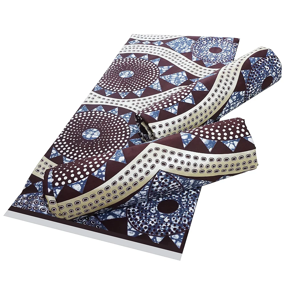 ankara wax fabric cotton textile wax print real golden wax cotton african Batik print veritable block high quality