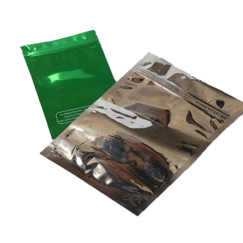 Smell Proof CR Airtight Ziplock Food Packaging Mylar Bag
