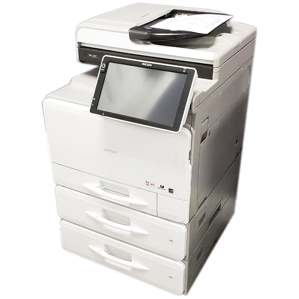 Ricoh MP C 407 MFP используется Sedon ручной принтер копировальный сканер