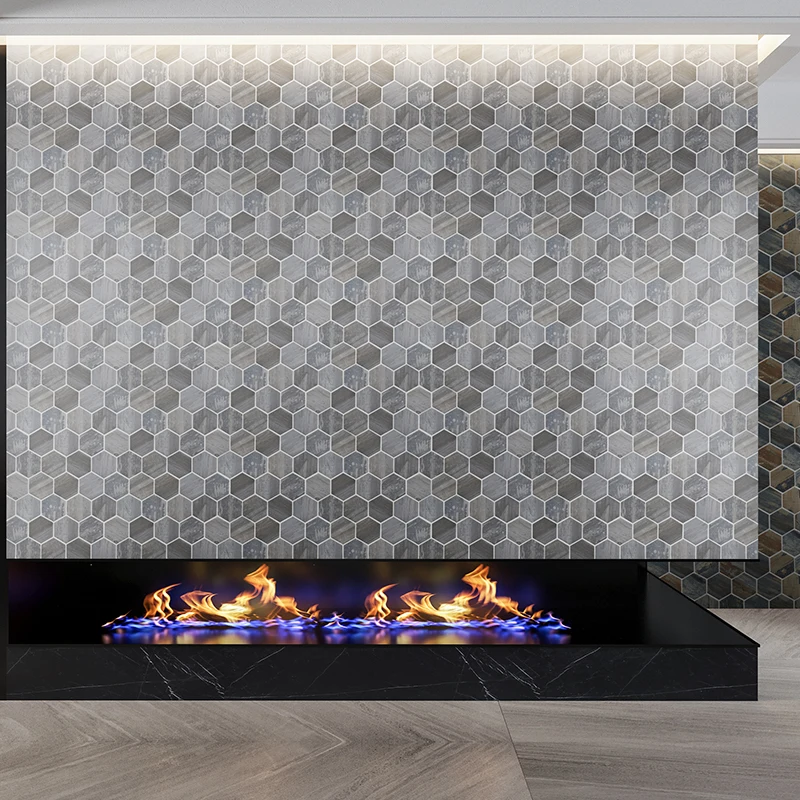 Mosaic Wall Tiles for Kitchen Bathroom Backsplash Hexagon Ceramic Mosaic Tiles Carrara Floor White Natural Marble Hexagon Mosaic