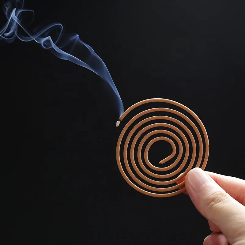 Spring Chinese incense coil study office aromatherapy Jasmine light brown
