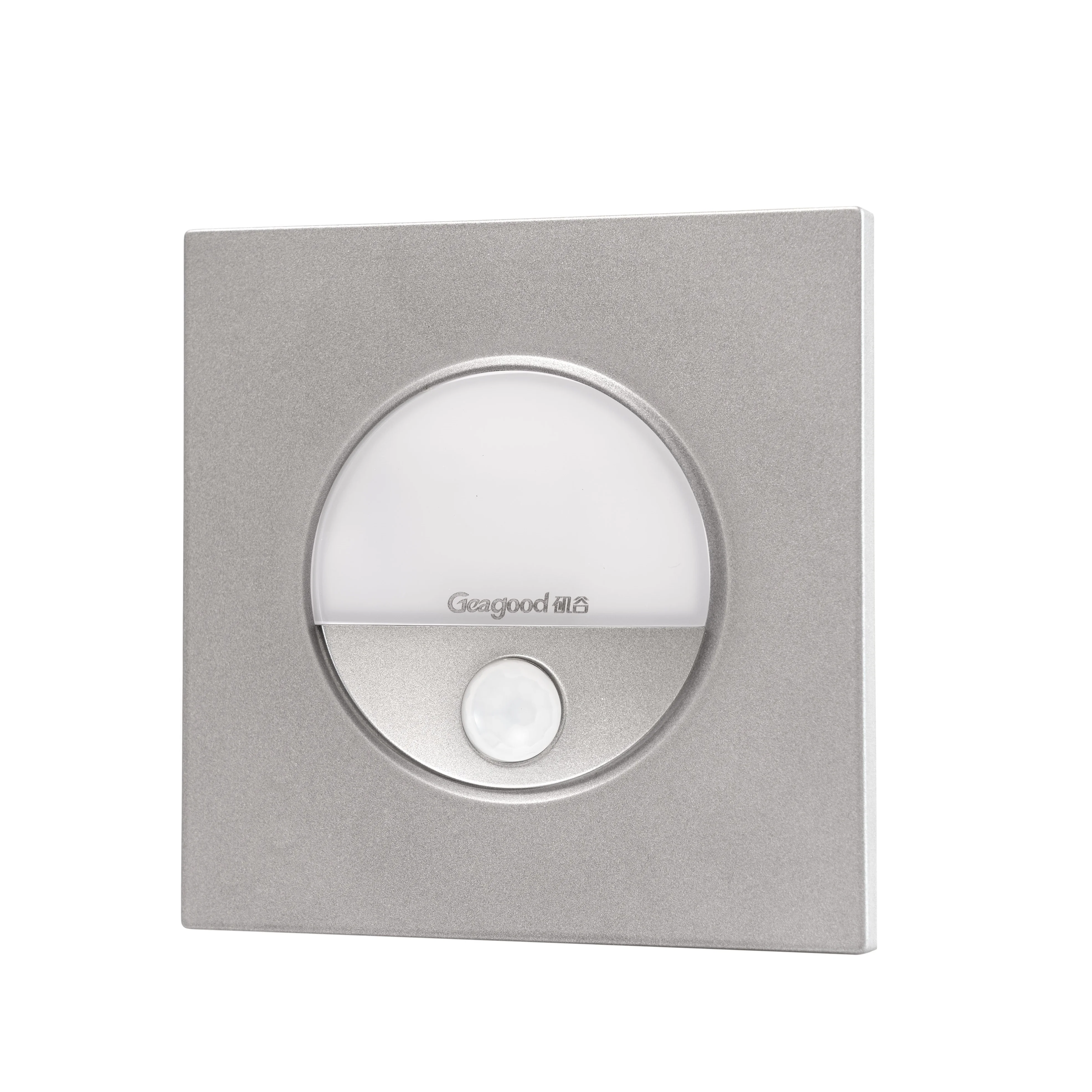 indoor white square 1w PIR sensor foot lamp recessed motion sensor led step stair lights side staircase light