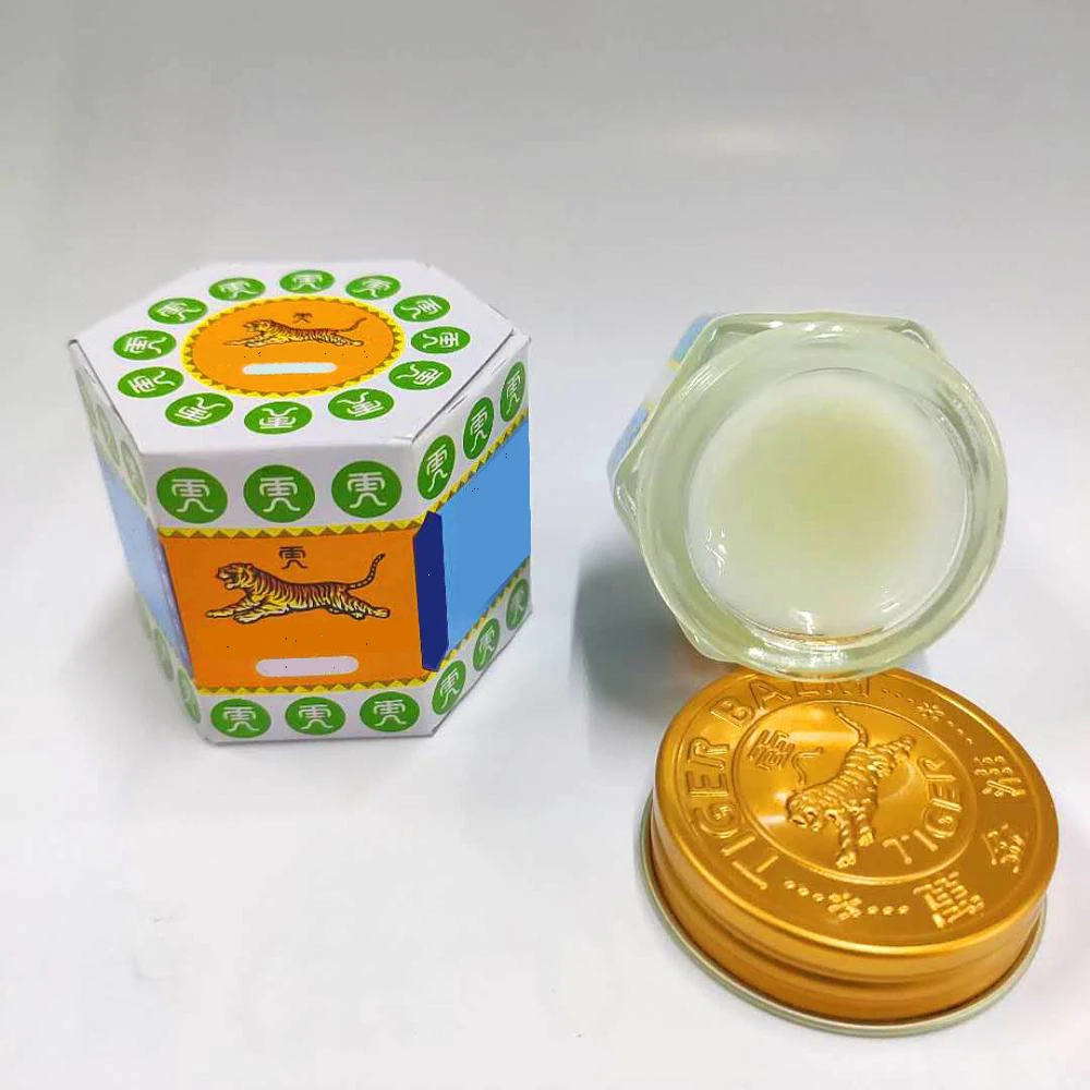 White Balm Cream 19.4g Tiger Chinese Herb Balm Fragrant Orifice Dispel Wind And Relieve Itching Box