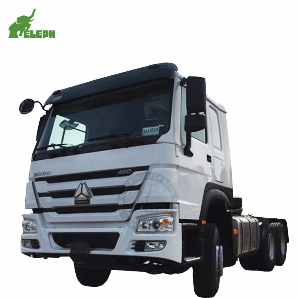 Howo 8x4 6x4 4x2 Tractor Truck Head 420hp Price Sale