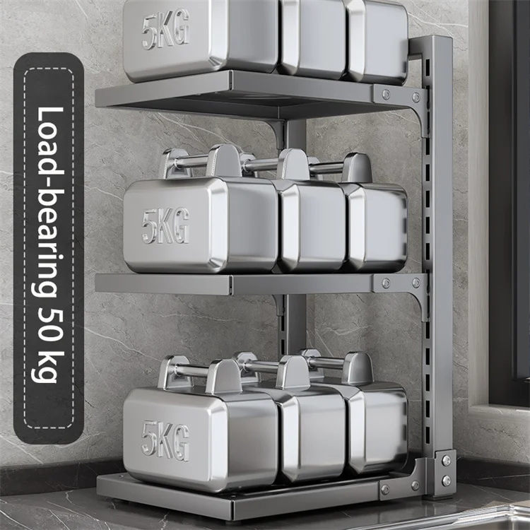 Pots and Pans Organizers for Cabinet Adjustable Pot Organizer Rack Under Cabinet Kitchen Cabinet Storage Organizer Multifunction