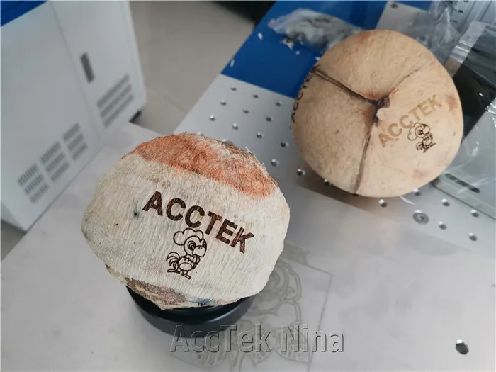Europe Quality Deskptop Co2 Laser Marking Engraving Machine for Coconut Wood Leather