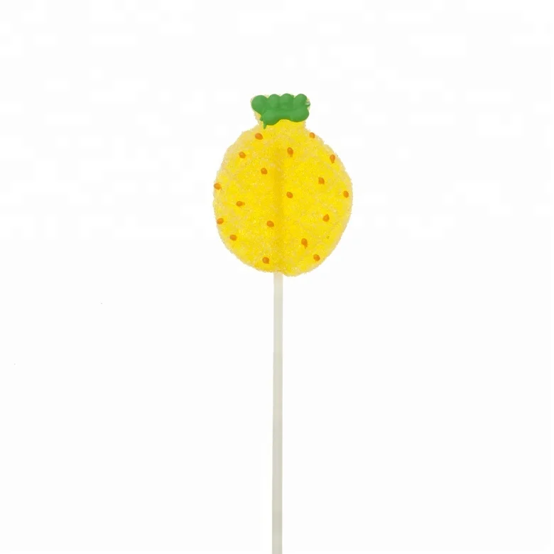 pineapple shape soft candy lollipop high quality