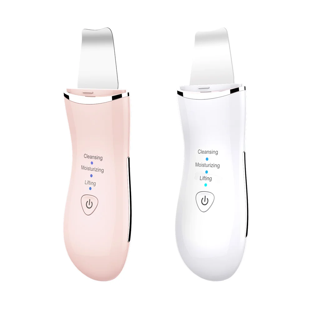 Portable Electric Facial Dead Skin Peeling Machine Professional Sonic Face Cleaning Spatula Ultrasonic Skin Scrubber