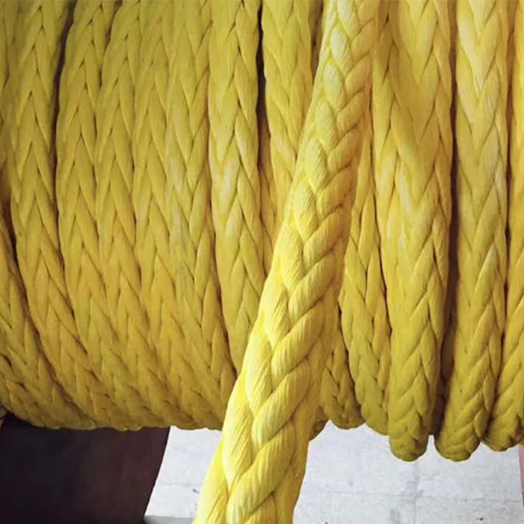 Mooring rope, ultra-high molecular weight polyethylene double-layer braided rope, ocean ship rope
