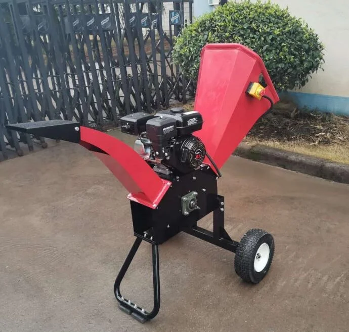 6.5HP 3 Inch Gasoline LIFAN Engine Wood Crusher Wood Chipper Shredder Machine CE