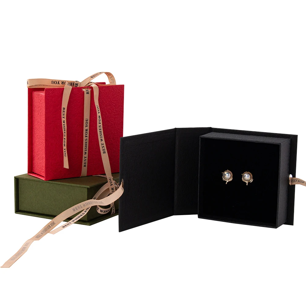 Jewelry Gift Packaging Box Necklace Nail Art Earring Bracelet Ring Anklet String Jewelry Made Durable Paperboard Cosmetics Use