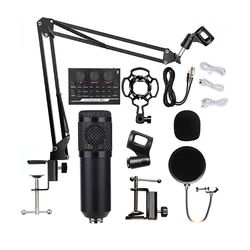 Wholesale Professional Recording Live Streaming Gaming Condeser Microphone PC Noise Cancelling Microphone//