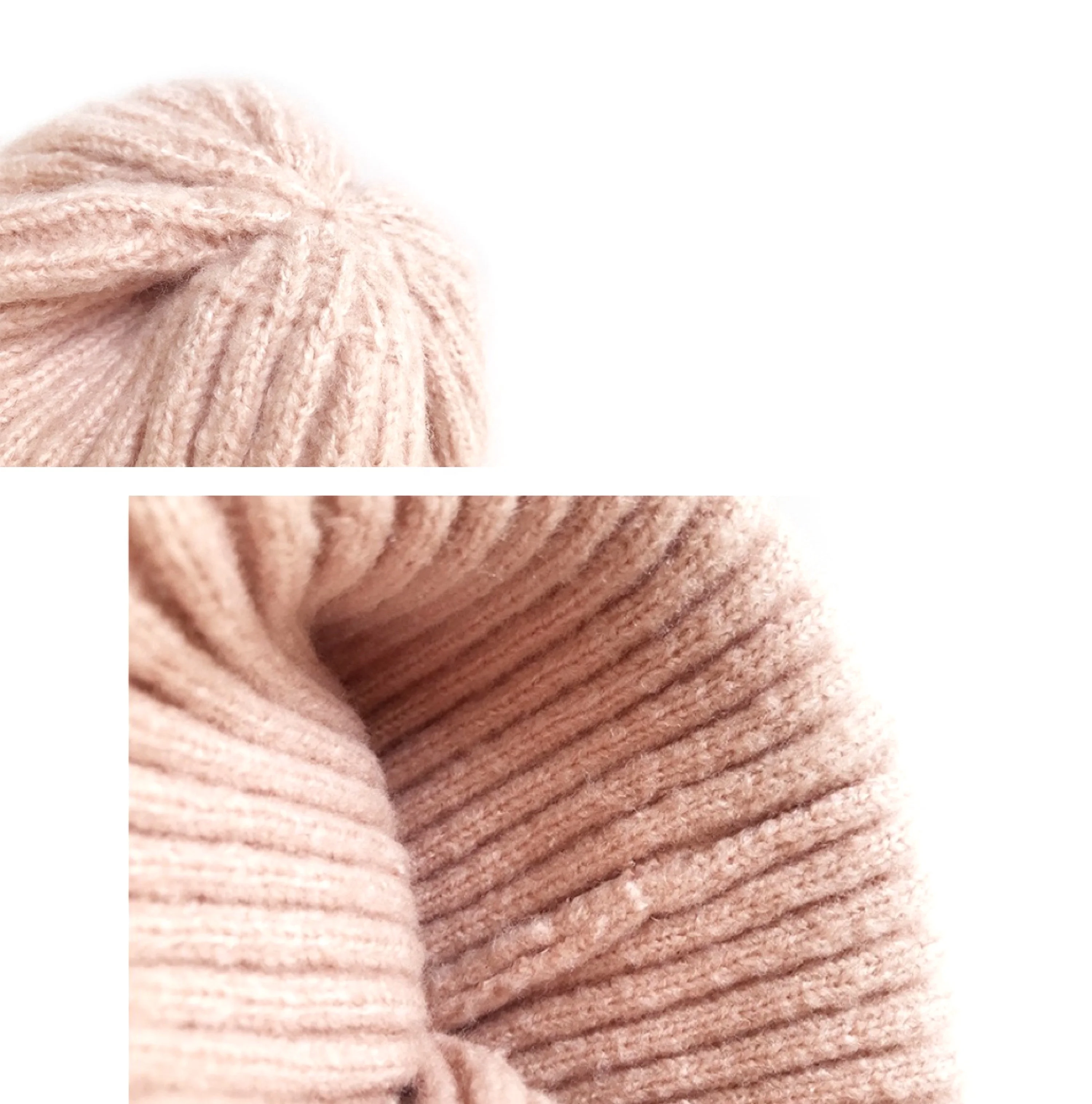 KENSHELLEY Amazon Wholesale Winter  Knitted Beanies Woman Pure Color Stripes Beanie Hats Warm Wool Beanie Hats