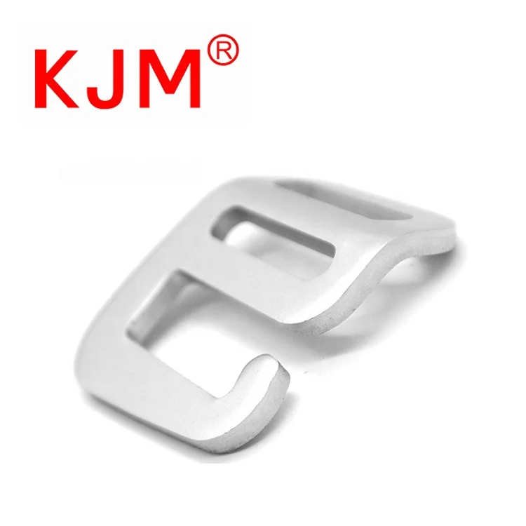 KJM Backpack Webbing Accessories Strap Buckle 20mm 25mm Aluminum Metal G Hook